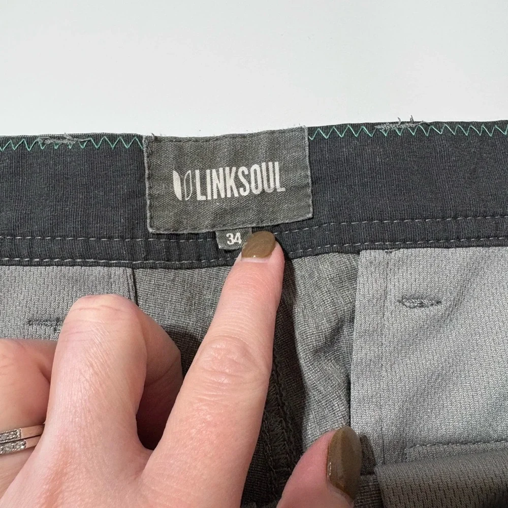 Linksoul Boardwalker Gray Men's Shorts size 34